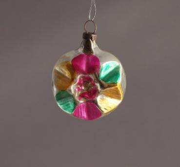 Verspiegelte Kugel mit Blüte ~ 1930