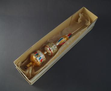 Christbaumspitze aus Glas