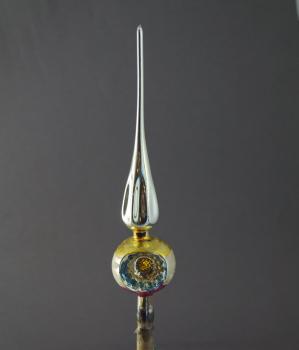 Christbaumspitze aus Glas