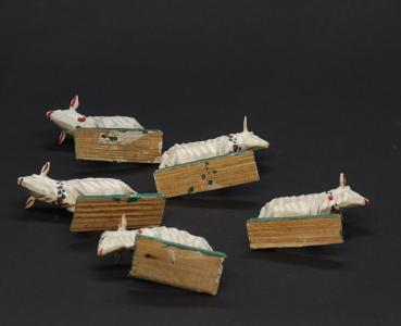 Grulich nativity figure " 5 sheep ", ca. 1900