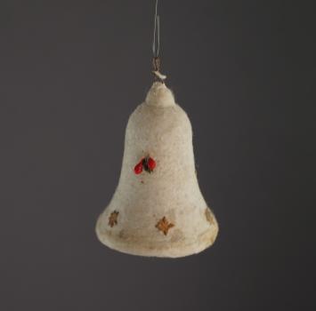 Glocke aus Watte mit Engel Oblate ~ 1920