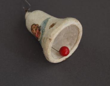 Glocke aus Watte mit Engel Oblate ~ 1920