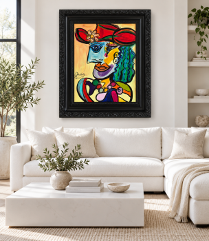 Peter Robert Keil (geb. 1942, Homage an meinen Freund Pablo Picasso, dat. 79