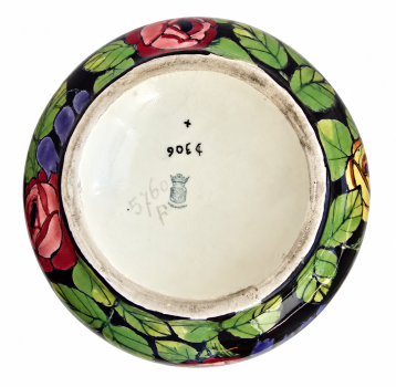 Preview: Ernst Wahliss, Vienna – Ceramic Vase with Floral Decoration, circa 1910
