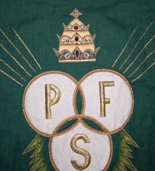 Antike Pluviale, Kasel, Ornat, Messgewand, Vestment