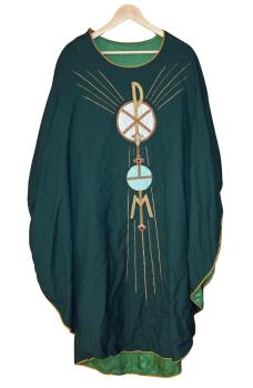 Antike Pluviale, Kasel, Ornat, Messgewand, Vestment