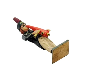 Preview: Grulicher Bergmann mit Musikinstrument, um 1970  (7 cm)