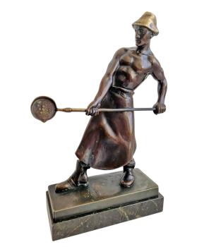 Preview: Caasmann, Albert (1886 - 1968), Bronze, Gießereiarbeiter