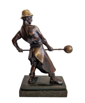 Preview: Caasmann, Albert (1886 - 1968), Bronze, Gießereiarbeiter