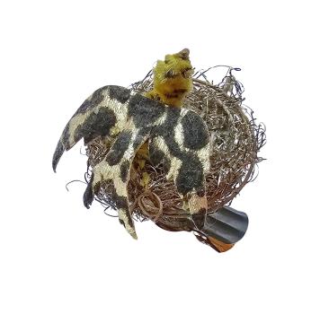 Preview: Sebnitz Ornament, Bird in the nest, ca. 1920