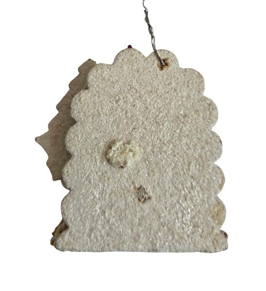 Cardboard ornament with a bird around 1930