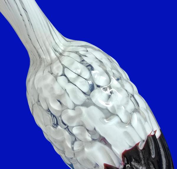 Art Deco Stork Carafe - Glass, 30s