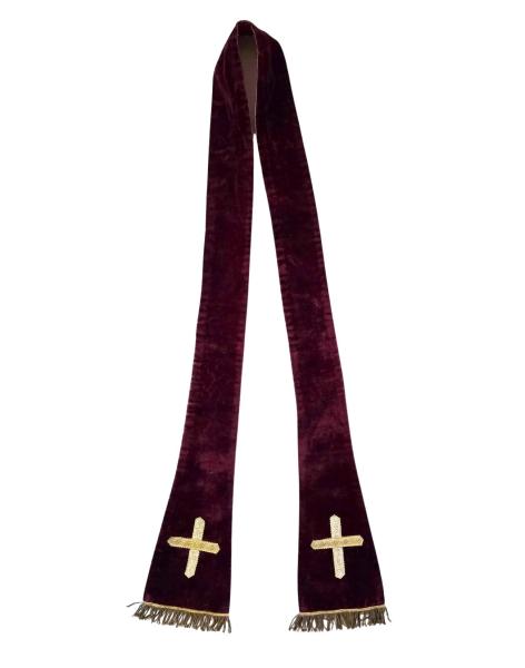 Antike Kasel, Ornat, Messgewand, Vestment, Pluviale, ~ 1900