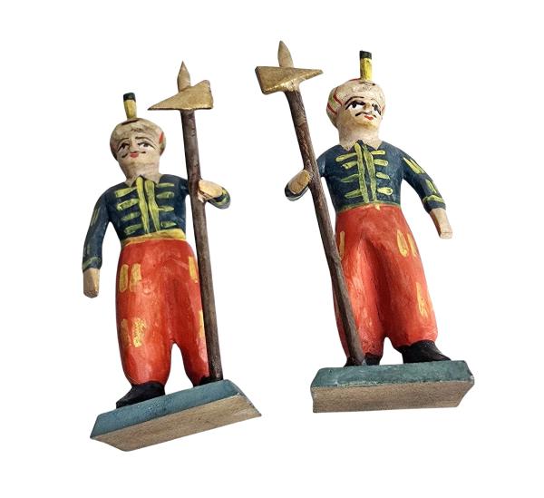 2 Orientalische Torwächter (7 cm)