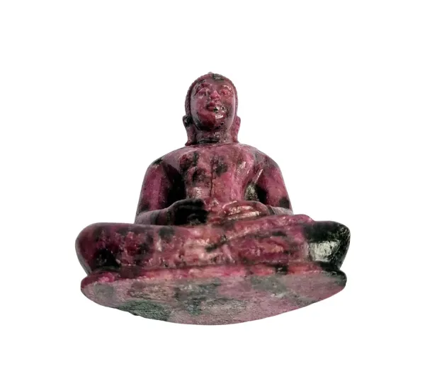 SHIVA, RUBY ZOISITE, Gemstone Carving, Buddha