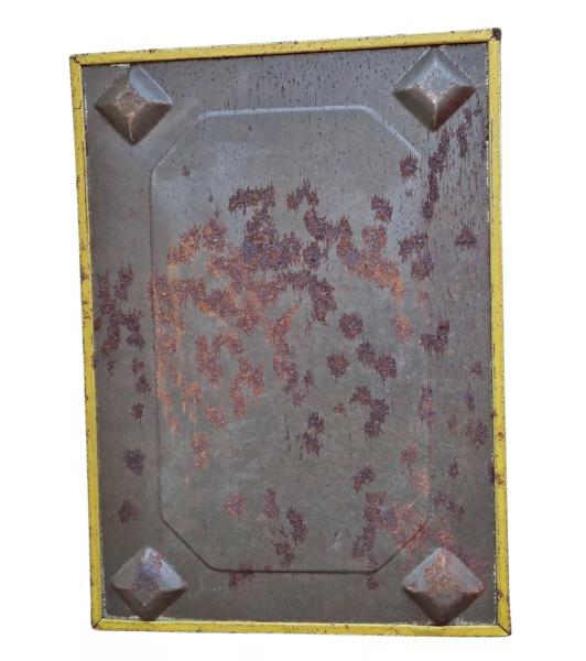 Antique tin box / Christmas motif / gingerbread tin with singing children