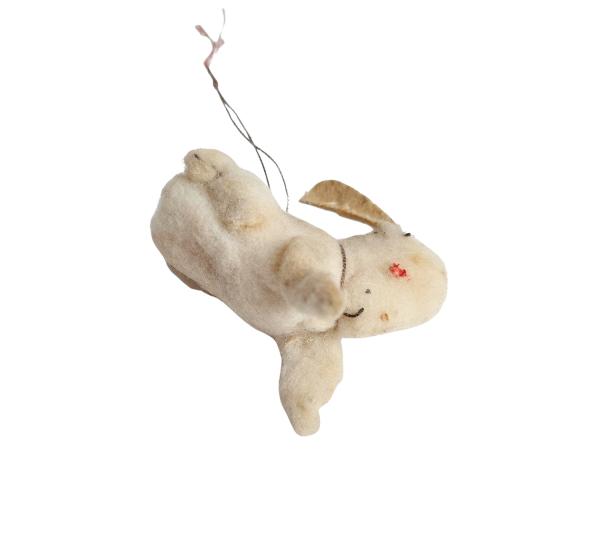 Hase aus Watte um 1900