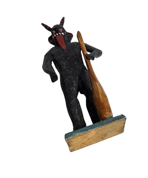 Grulich Devil / Krampus with club  (7 cm)
