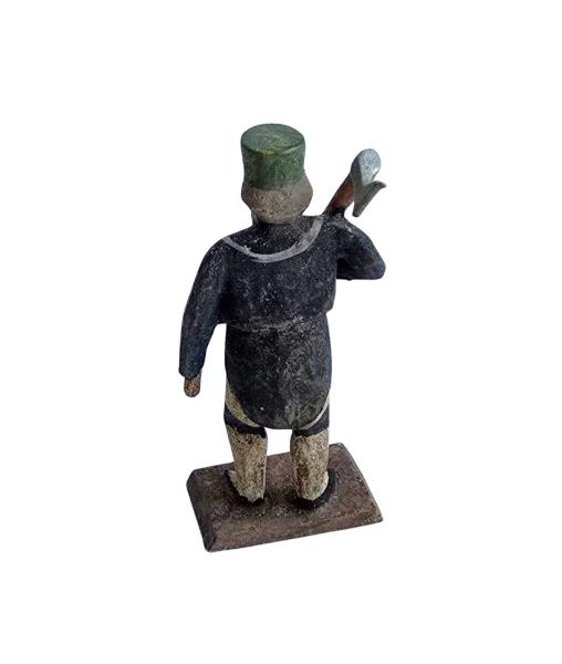 Grulicher Bergmann mit Axt , um 1900  (7 cm)