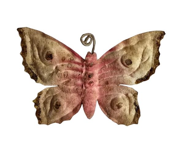 Schmetterling aus geprägter dünner Pappe um 1900/1920