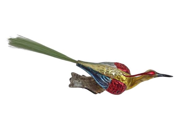 Peacock / Bird on clip, ~ 1930