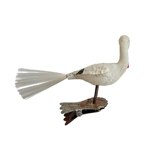 Stork / Bird on clip, ~ 1930