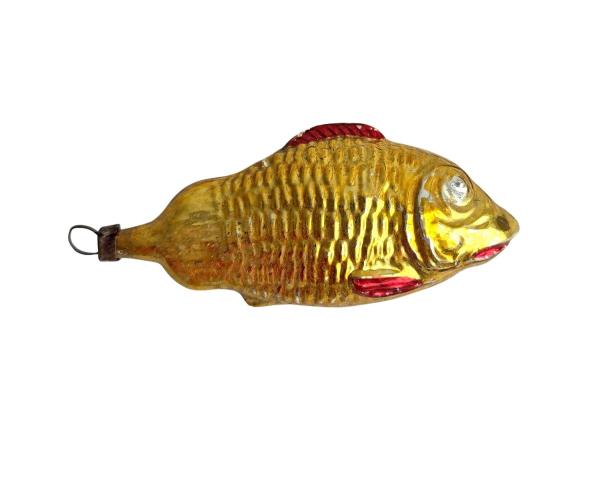 Glasornament Fisch, ~ 1930