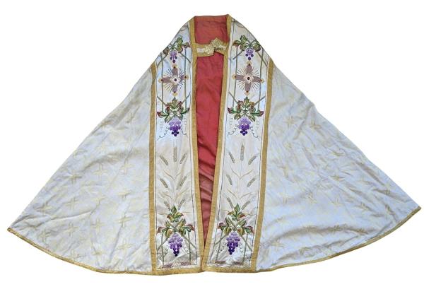 Rauchmantel - Chormantel, Messgewand, Vestment, Pluviale, Ornat ~ 1920