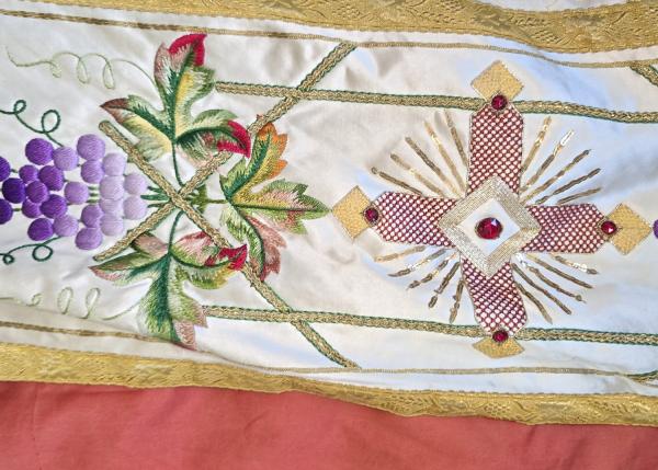 Rauchmantel - Chormantel, Messgewand, Vestment, Pluviale, Ornat ~ 1920