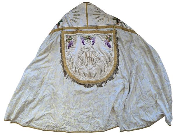 Rauchmantel - Chormantel, Messgewand, Vestment, Pluviale, Ornat ~ 1920