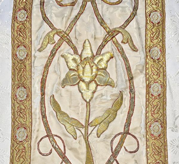 White Chasuble, Pluviale, cope, vestment, ~ 1900