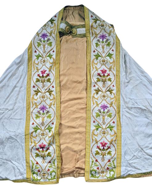 Rauchmantel - Chormantel, Messgewand, Vestment, Pluviale, Ornat ~ 1920