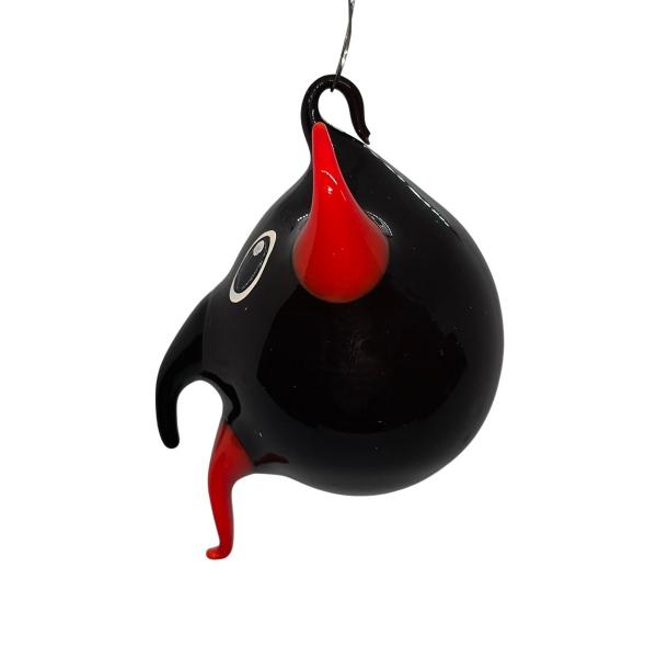 Kopf Teufel / Krampus, Glas, 2. Hälfte 20. Jahrhundert