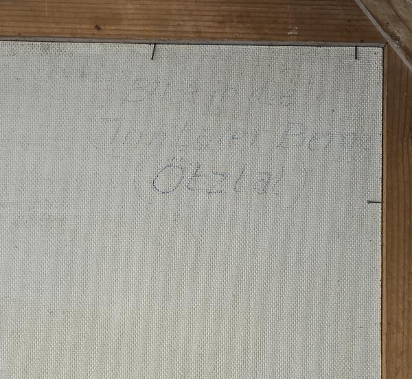 Gemälde Bergbauernhof im Ötztal, sig. F. West, datiert 1940, München