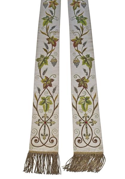 Antique Stole for Vestment, Casuble, Ornat, ~ 1900