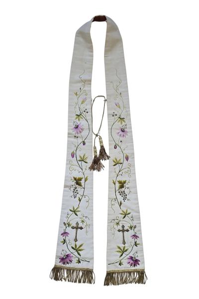 Antique Stole for Vestment, Casuble, dated 1931