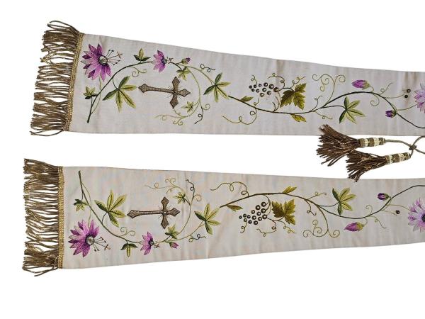 Antique Stole for Vestment, Casuble, dated 1931
