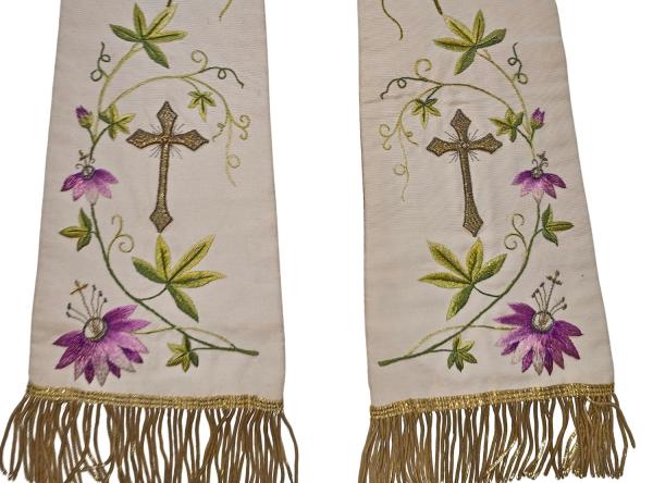 Antique Stole for Vestment, Casuble, dated 1931