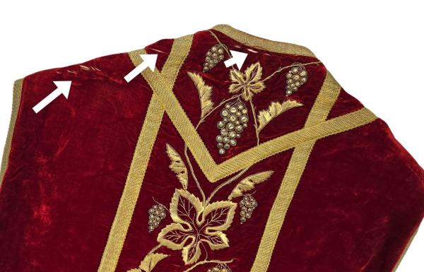 Kasel, Ornat, Messgewand, Vestment, Pluviale, ~ 1900