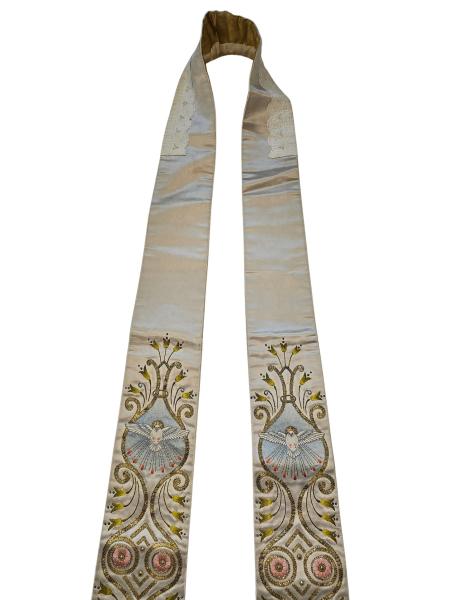 Antike Stola für Ornat, Messgewand, Vestment, um 1900