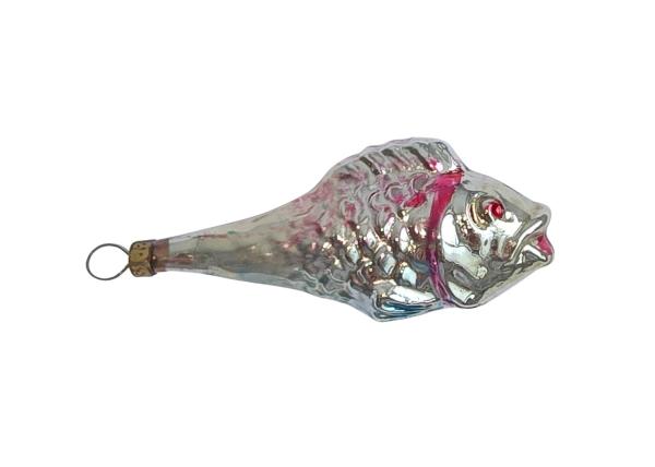 Glasornament Fisch / Karpfen, ~ 1930