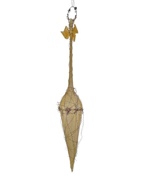Schirm mit leonischen Drähten um 1890