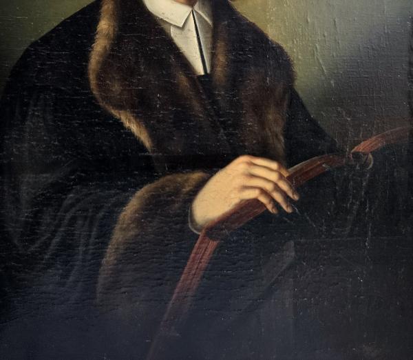 Gemälde Porträt eines Gelehrten, 19. Jahrhundert