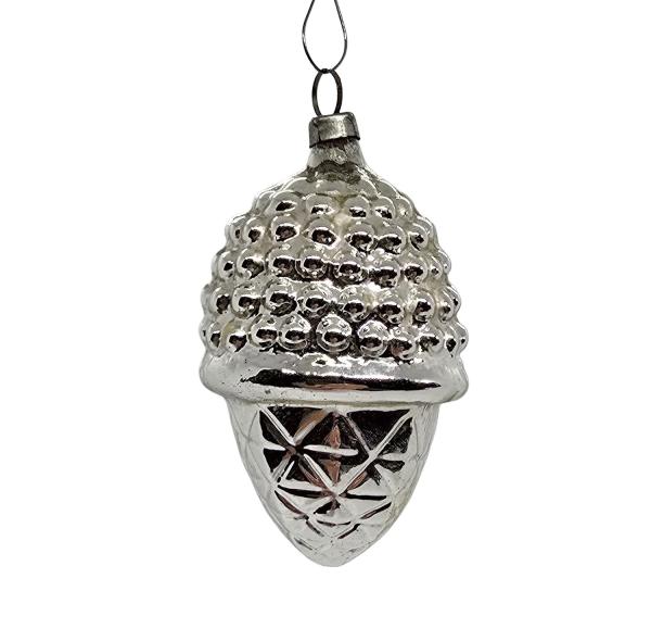 Antiker Christbaumschmuck, verspiegelte Jugendstil Kugel um 1900