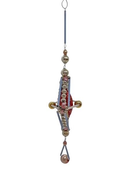 Gablonzer Ornament aus Glasperlen, um 1930