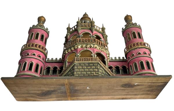 Antique Grulich nativity scene building, Oriental Palace, around 20s