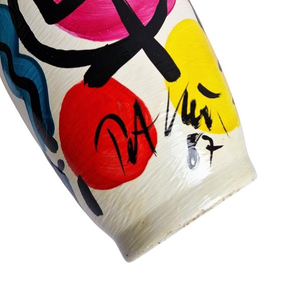 Peter Robert Keil (geb. 1942 Züllichau),  Keramik Vase datiert 1987