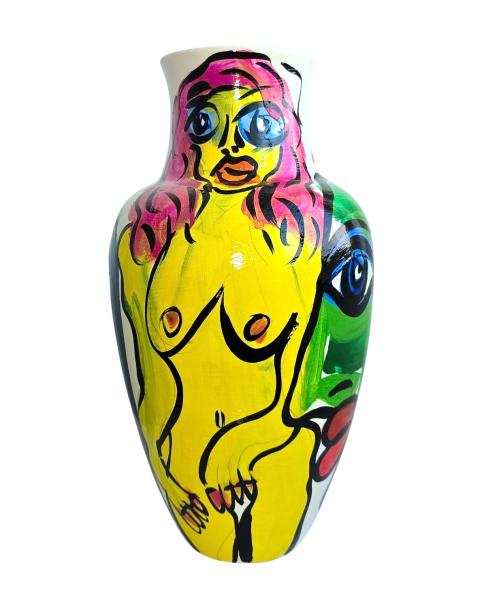 Peter Robert Keil (born 1942 Züllichau), ceramic vase, dated 1987