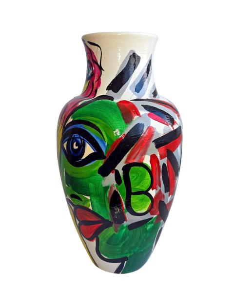 Peter Robert Keil (born 1942 Züllichau), ceramic vase, dated 1987