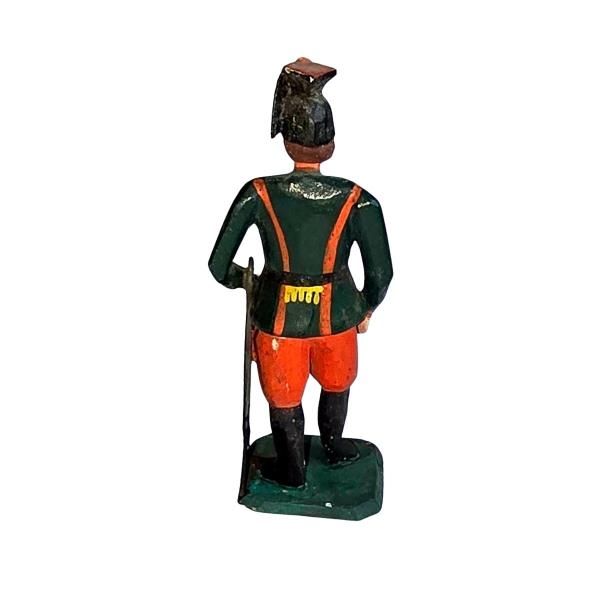 Antike Grulicher Krippenfigur / Soldat um 1900  (10 cm)